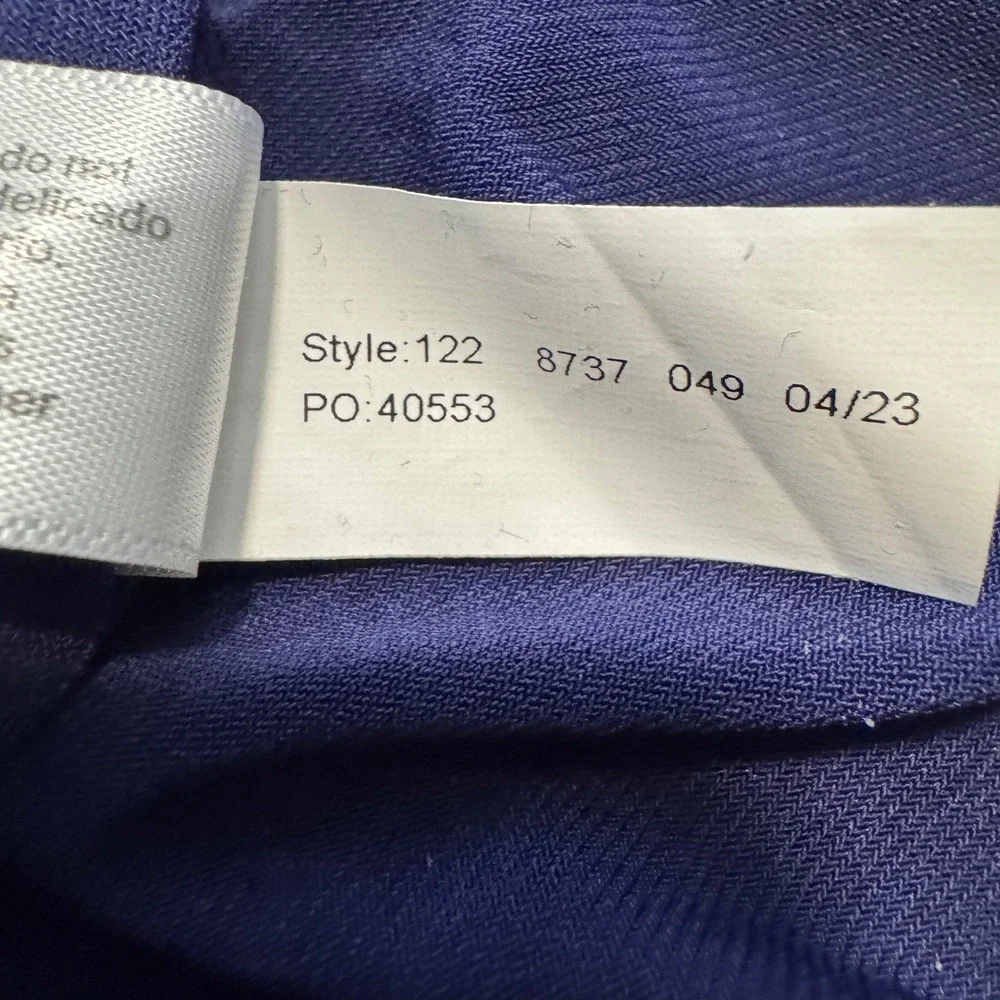 NWT ELOQUII Royal Blue One Shoulder Draped Ruched Maxi Dress Size 22 Formal - Picture 6 of 8